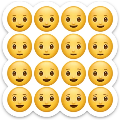 make me a nonchalant emoji sticker