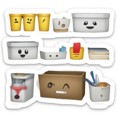 a compulsive and tidy organizer  sticker