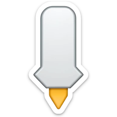 white exclamation mark sticker