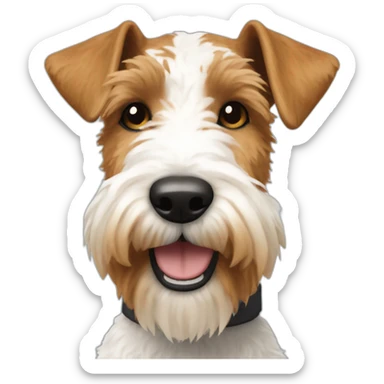 Wire Foxterrier sticker