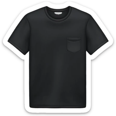 Black shirt sticker