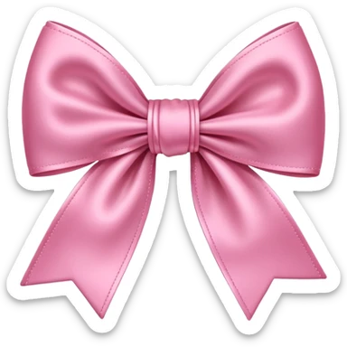 Cute bow sticker