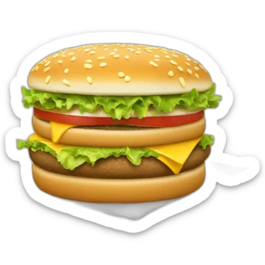 Un big Mac sticker