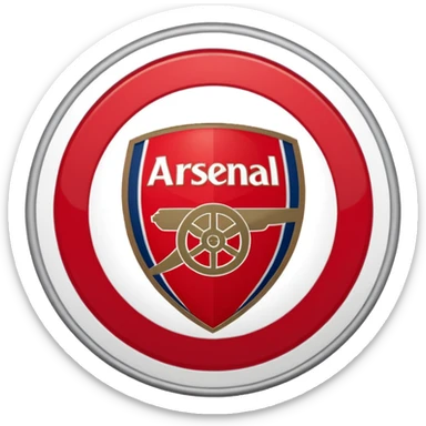 Arsenal badge emoji sticker
