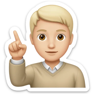 Someone who points out sticker