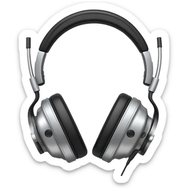 circular walkman with an headphone separately sticker