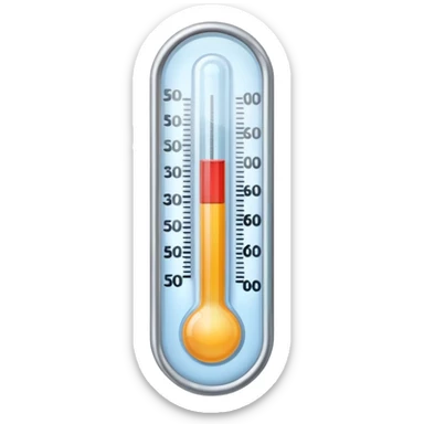 Thermometer sticker