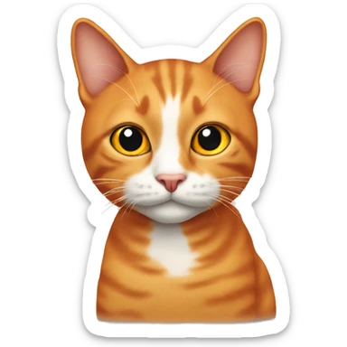 CAT,orange sticker
