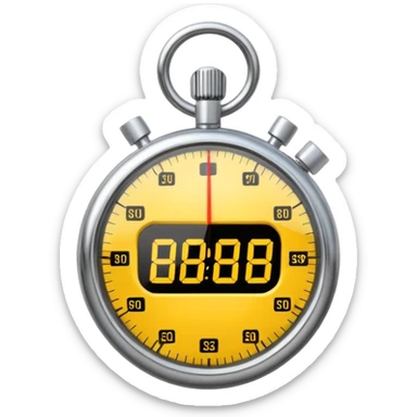 Stopwatch sticker