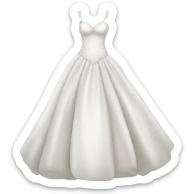 wedding dress sticker