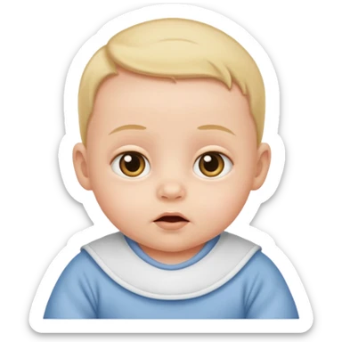 Baby wide awake sticker