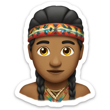 Indigenous Ecuadorian  sticker