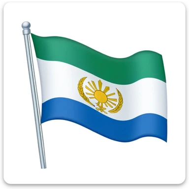 Khabarovsk Krai flag waving sticker