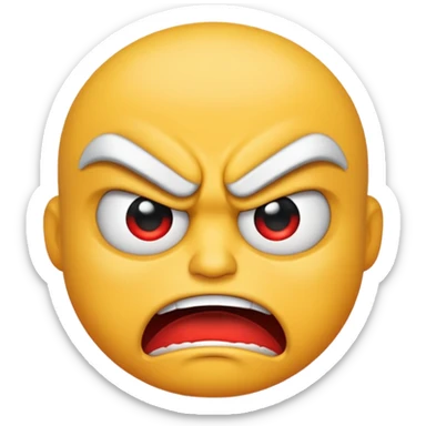 angry emji sticker