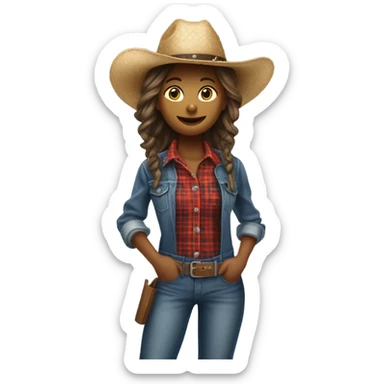 Country girl sticker