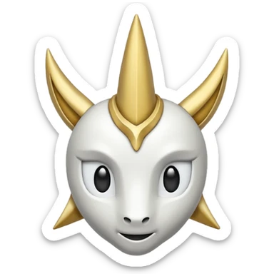 Make a emoji on the god Pokemon archeus sticker
