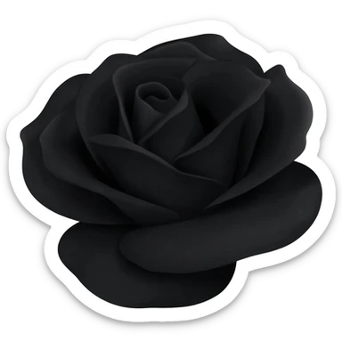 black rose sticker