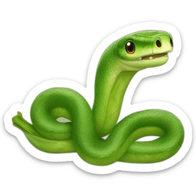 celery snake sticker
