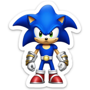 Sonic the hedgehog Warhammer sticker
