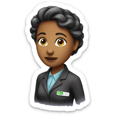 Female biology sticker