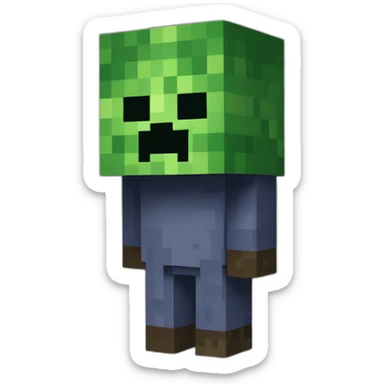 Creeper Minecraft sticker