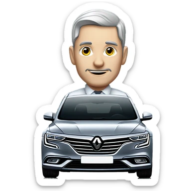 Man stay on Renault Talisman sticker