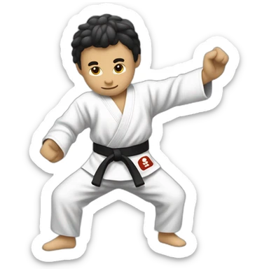 Yo practicando  hapkido Kong in sticker