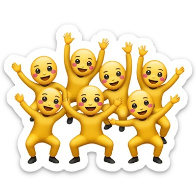 Emoji twerking sticker