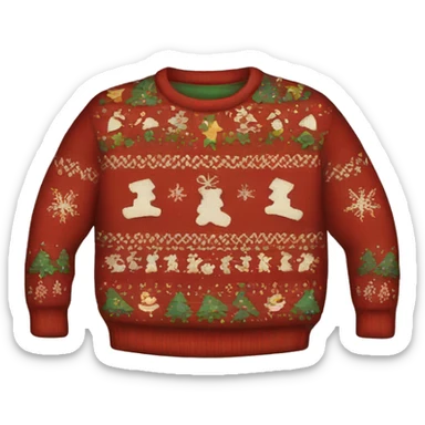Xmas sweater  sticker