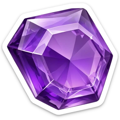 Ancient amethyst sticker