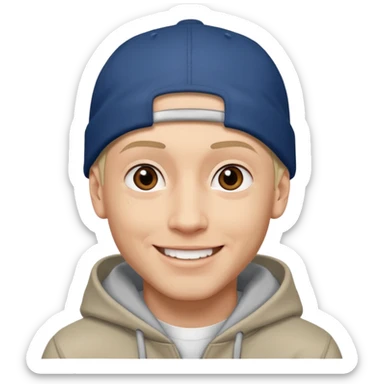 smile eminem sticker