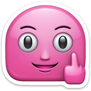 Pink Android texting app
 sticker