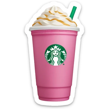 Starbucks pink drink sticker