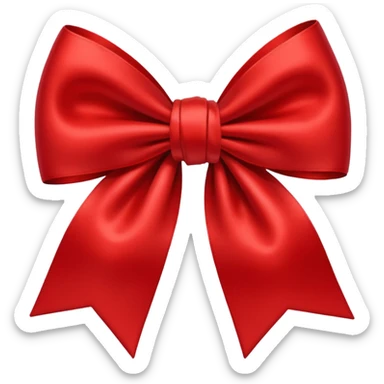 navidad moño sticker