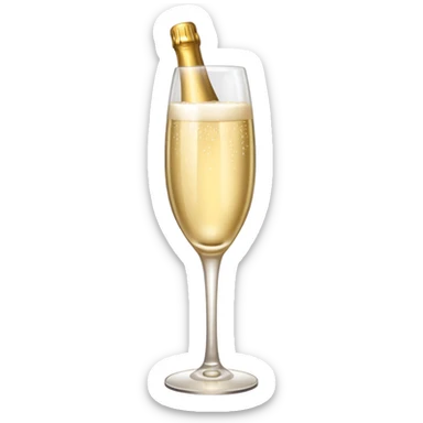 champagne sticker