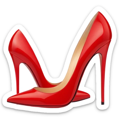 Louboutin heels sticker