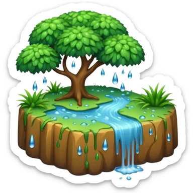 humid weather landskape imag humid more humid add draps falling sticker