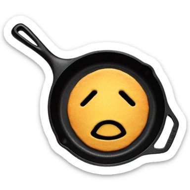 cast iron skillet sticker