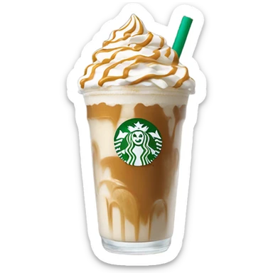A Starbucks Caramel Frappuccino  sticker