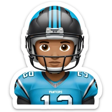 Carolina Panthers Player sticker