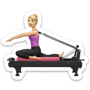 Pilates reformer  sticker