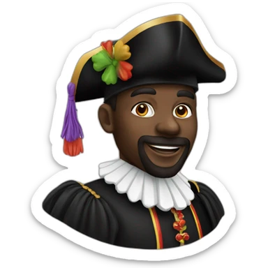 zwarte-piet regenboog sticker