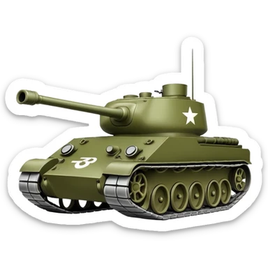 T34 tank sticker