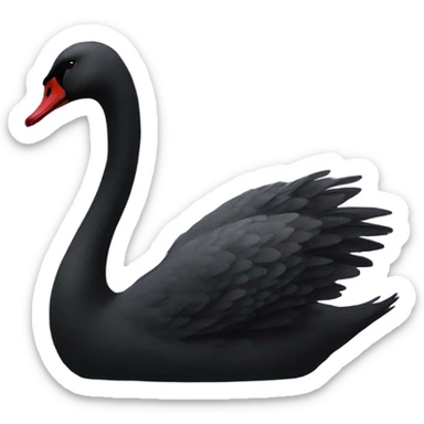 black swan sticker