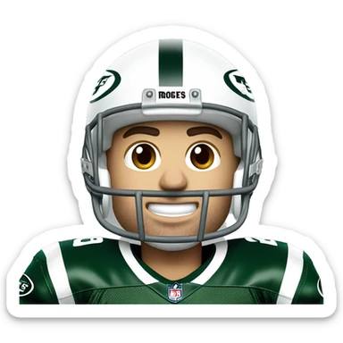 new york jets quarterback Aaron Rodgers sticker