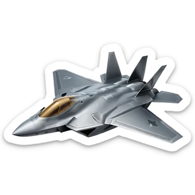 jet f-22 raptor sticker