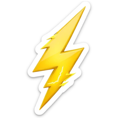make lightning emoji sticker