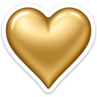 Glamour heart shape sticker