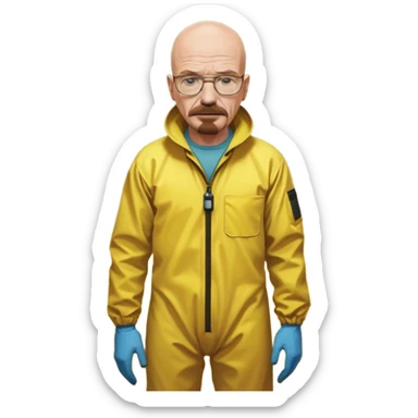 breaking bad walter white crawlspace moment sticker