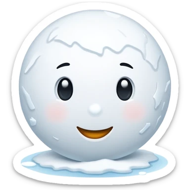 Snowball sticker